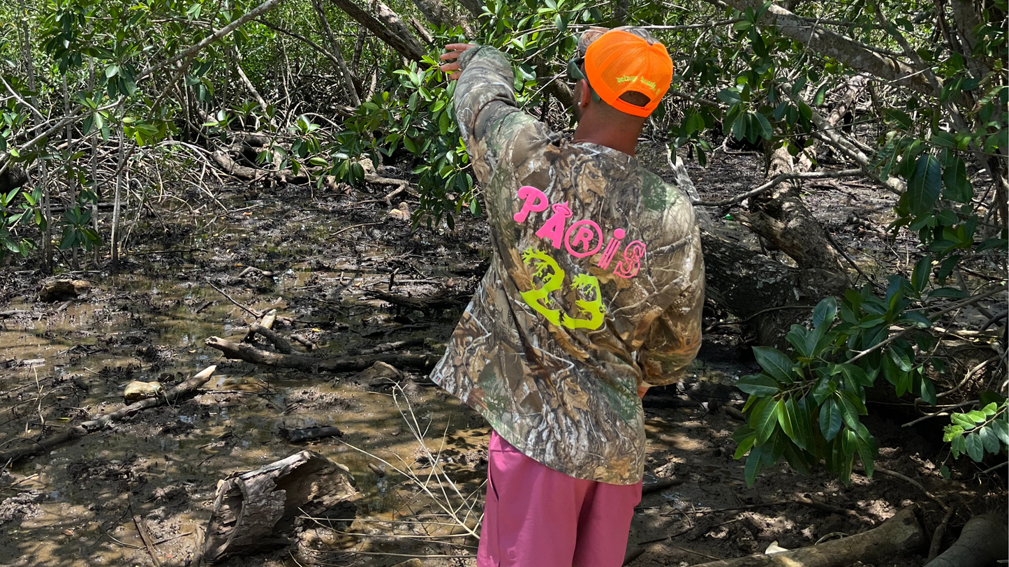 Conquer Any Weather: Breathable, All-Season Realtree Camo Hunting Shirts for MenLong Sleeve Camo